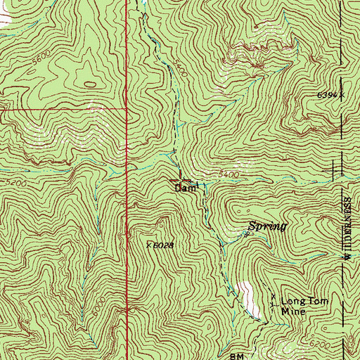 Topographic Map of Kielberg Tank, AZ