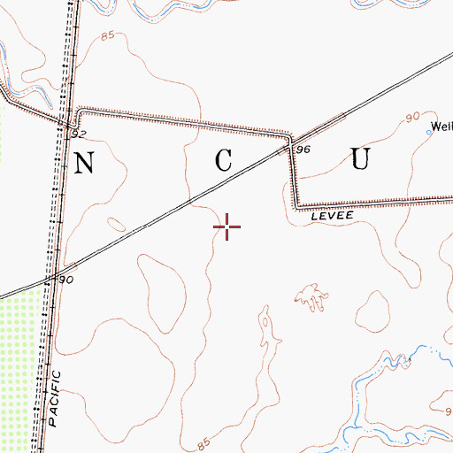 Topographic Map of Honcut, CA