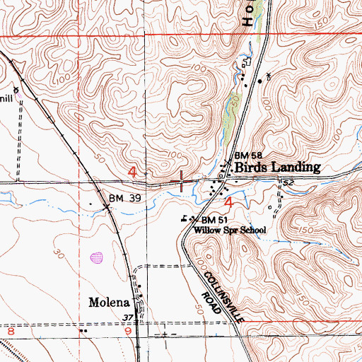 Topographic Map of Hopkins Ravine, CA