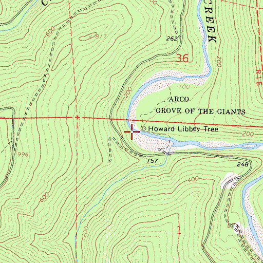 Topographic Map of Howard Libbey Tree, CA