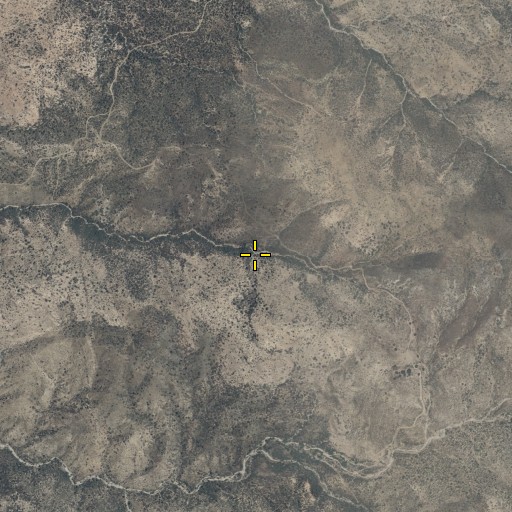 Aerial/Satellite Image of Mitchell Cabin Spring, AZ