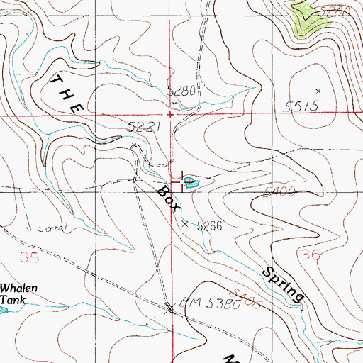 Topographic Map of New Tank, AZ