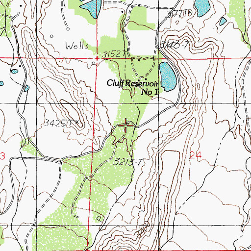 Topographic Map of No Name Wash, AZ