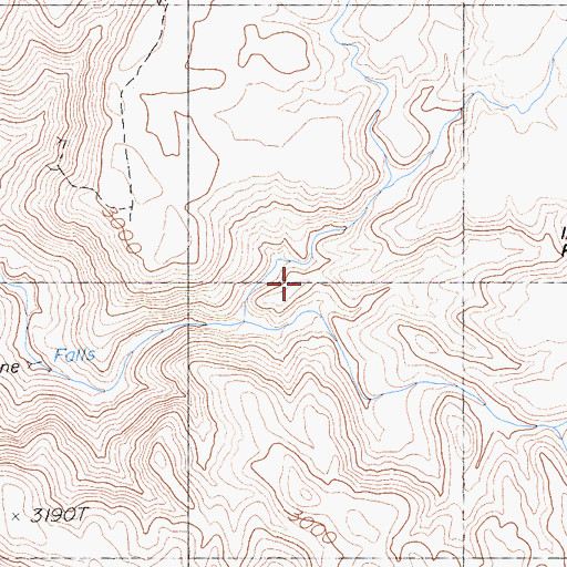 Topographic Map of Indian Pass, CA