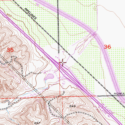 Topographic Map of Ingram Canyon, CA