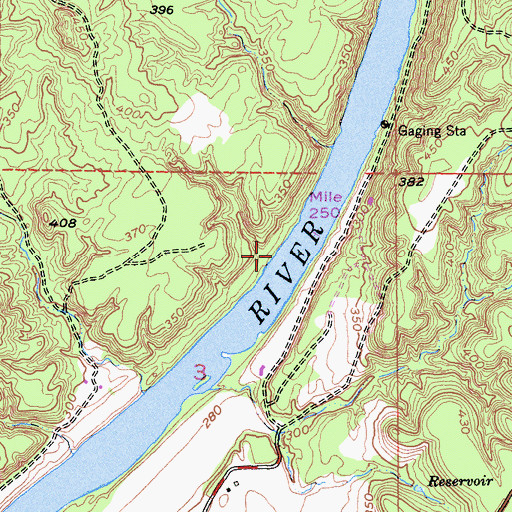 Topographic Map of Iron Canyon, CA