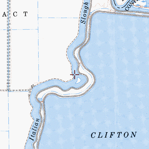 Topographic Map of Italian Slough, CA