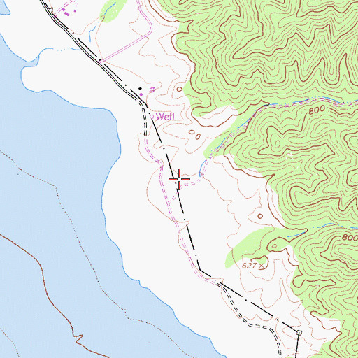 Topographic Map of Jackson Creek, CA