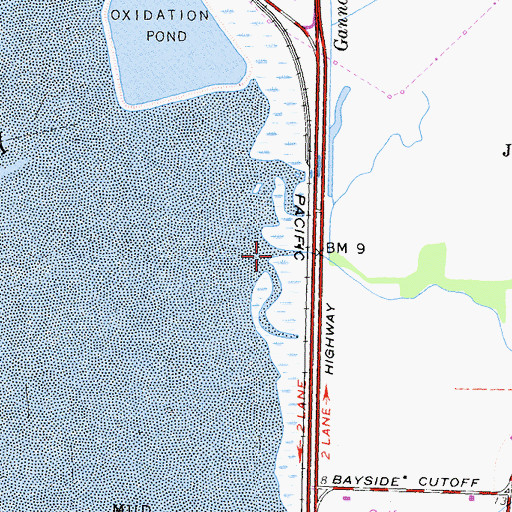 Topographic Map of Jacoby Creek, CA