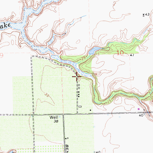 Topographic Map of Jahant Slough, CA