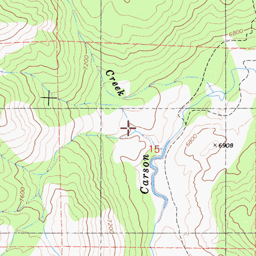 Topographic Map of Jones Canyon, CA