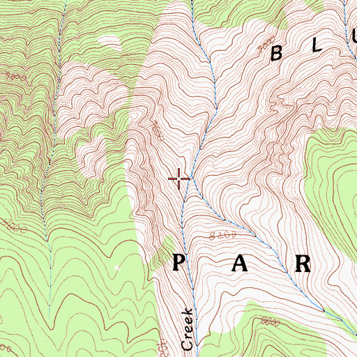 Topographic Map of Kennedy Canyon, CA