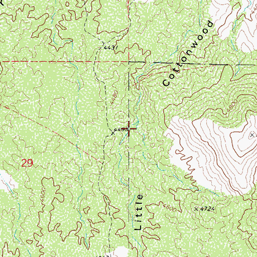 Topographic Map of Section Twenty-eight Tank, AZ