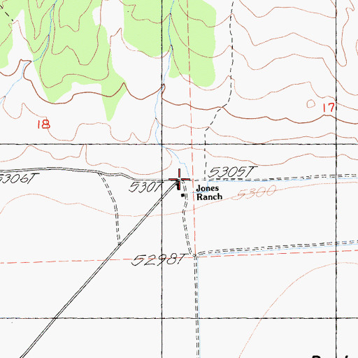 Topographic Map of Kilby Creek, CA