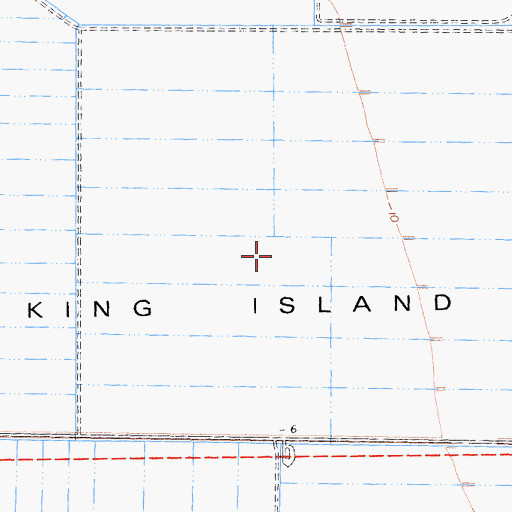 Topographic Map of King Island, CA