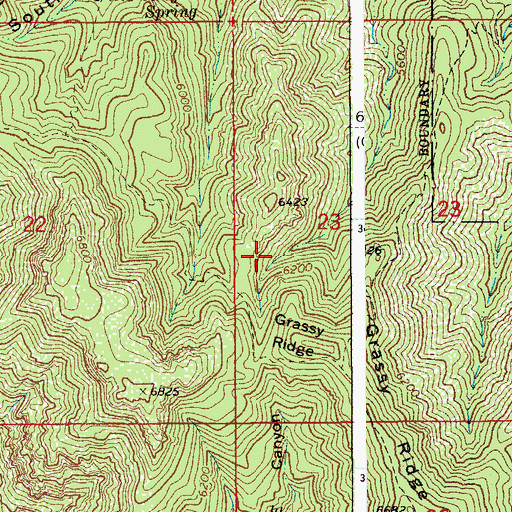 Topographic Map of South Field Canyon Tank, AZ