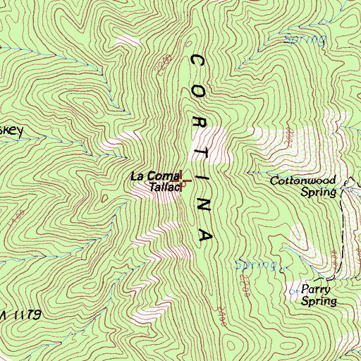 Topographic Map of La Coma Tallac, CA