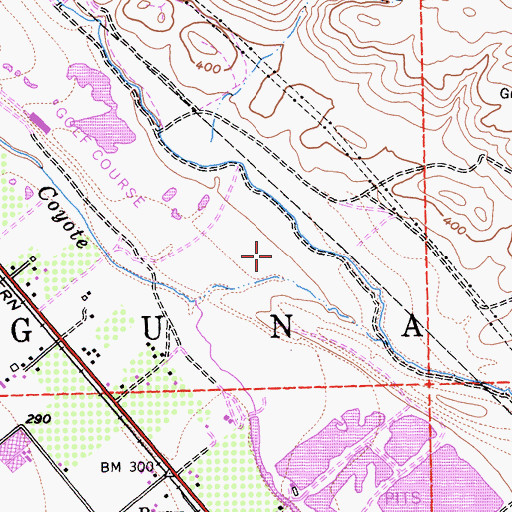 Topographic Map of La Laguna Seca, CA