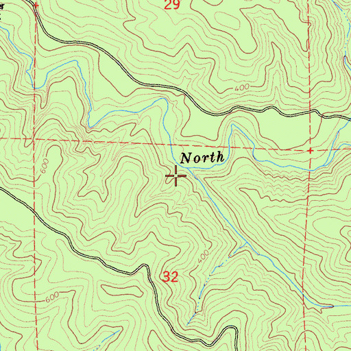 Topographic Map of Lake Creek, CA