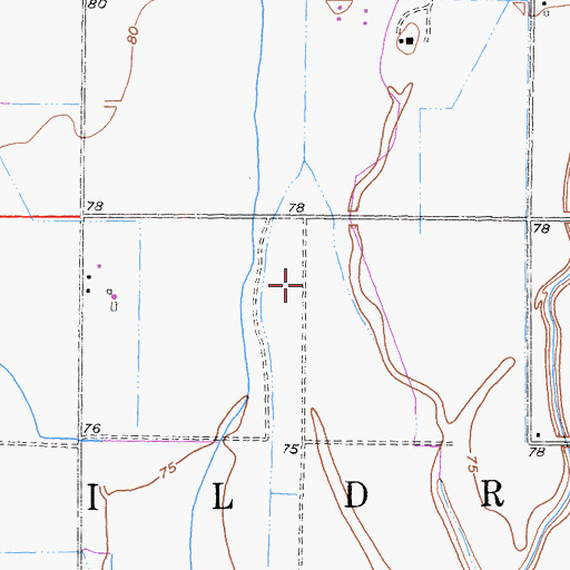 Topographic Map of Larkins Childrens Rancho, CA