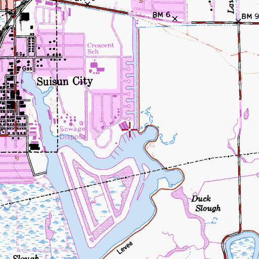 Topographic Map of Laurel Creek, CA