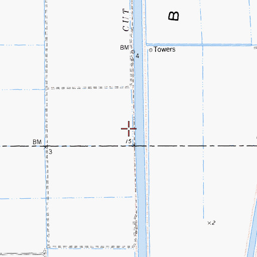 Topographic Map of Liberty Cut, CA
