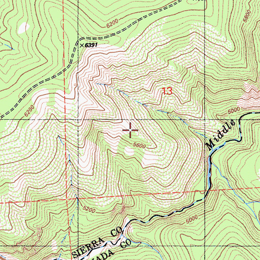 Topographic Map of Lilliput Trail, CA
