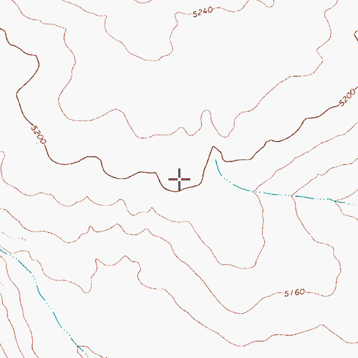 Topographic Map of Yellow Jacket Dam, AZ