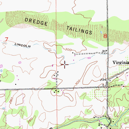 Topographic Map of Lincoln Canal, CA