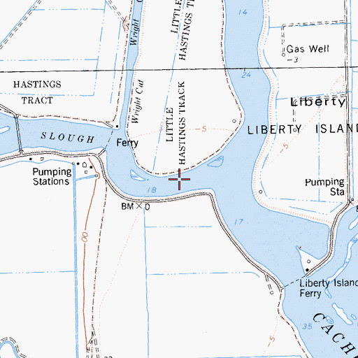 Topographic Map of Lindsey Slough, CA