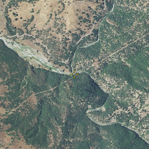 Aerial/Satellite Image of Little Sulphur Creek, CA