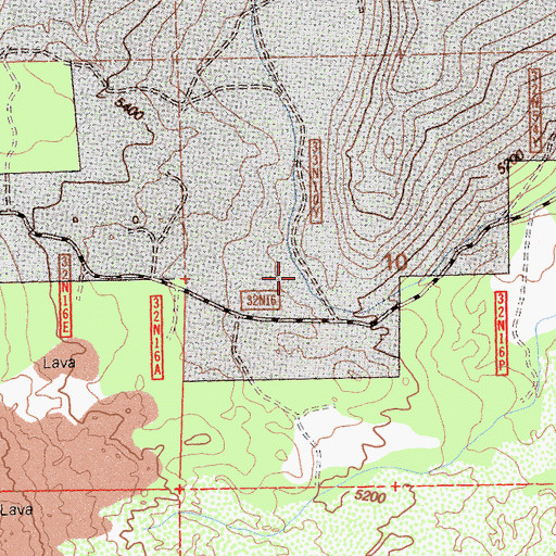 Topographic Map of Logan Gulch, CA