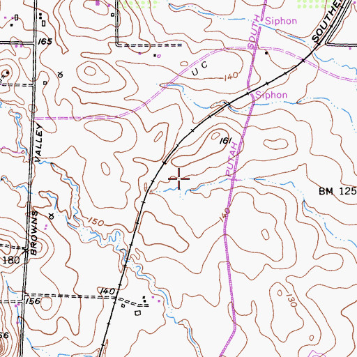 Topographic Map of Los Putos, CA