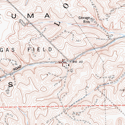 Topographic Map of Los Ulpinos, CA