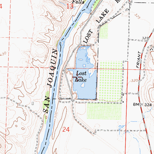 Topographic Map of Lost Lake, CA