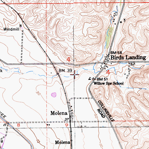 Topographic Map of Lucol Hollow, CA