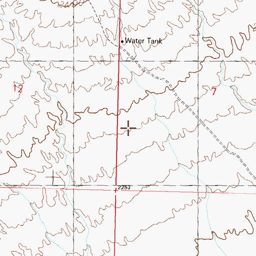 Topographic Map of Reed Well, AZ
