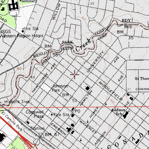 Topographic Map of Lytton School (historical), CA