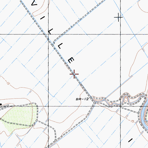 Topographic Map of Mandeville Island, CA