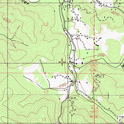 Topographic Map of Marsh Creek, CA