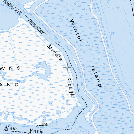 Topographic Map of Middle Slough, CA