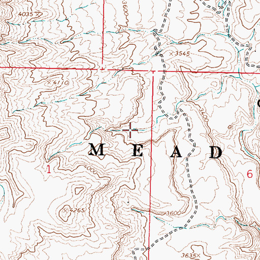 Topographic Map of Chefs Pond, AZ