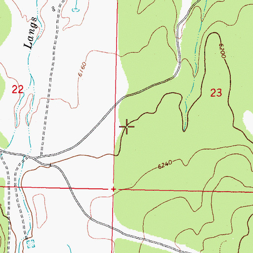 Topographic Map of Crosby Tank Reservoir, AZ