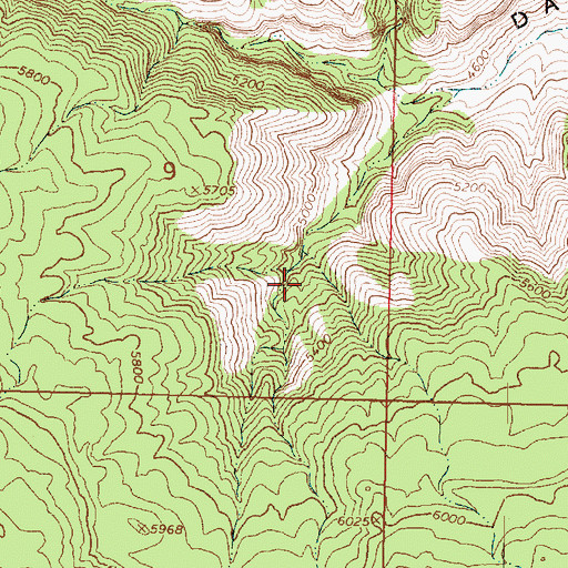 Topographic Map of Dansil Spring, AZ