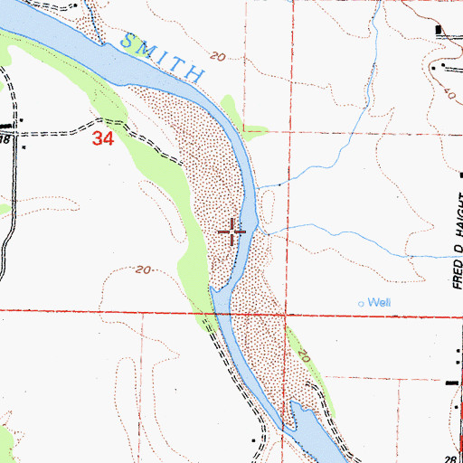 Topographic Map of Morrison Creek, CA