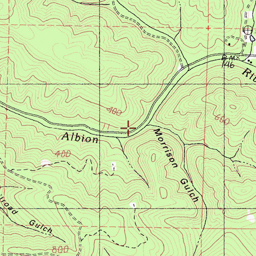 Topographic Map of Morrison Gulch, CA