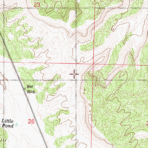 Topographic Map of Dutchman Draw, AZ