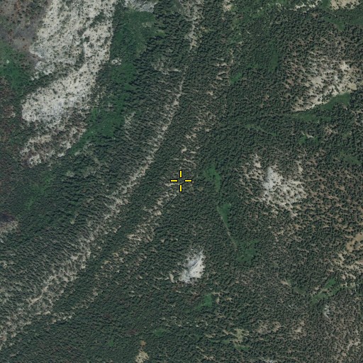 Aerial/Satellite Image of Mountain Meadow, CA