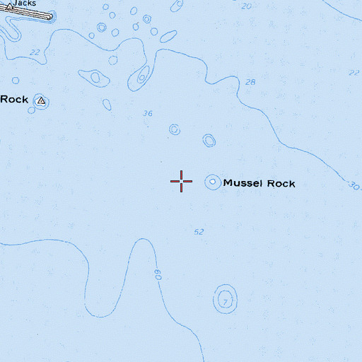 Topographic Map of Mussel Rock, CA