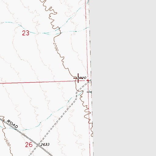 Topographic Map of Flat Top Tank, AZ